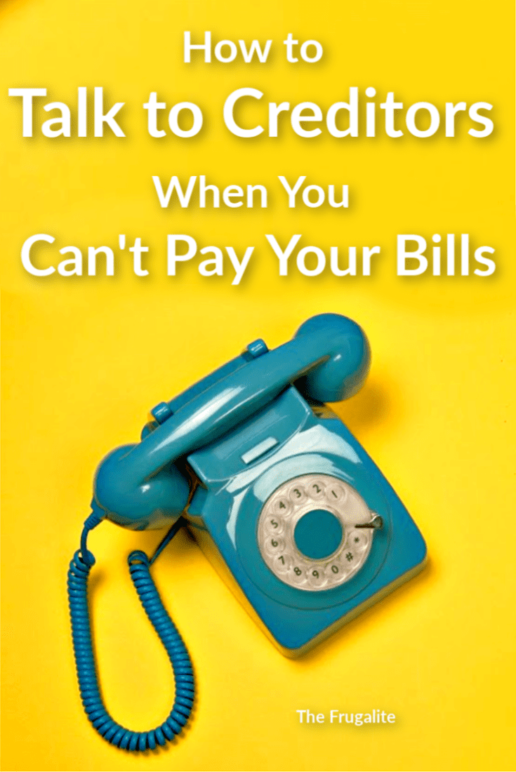 How to Talk to Creditors When You Can\'t Pay Your Bills