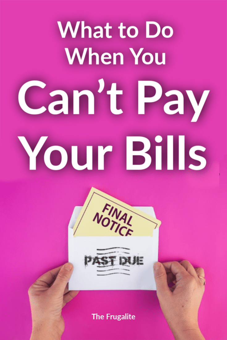 What to Do If You Can’t Pay Your Bills