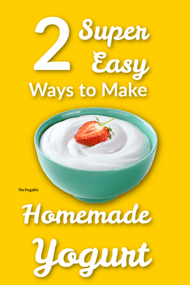 2 Super Easy Ways to Make Homemade Yogurt