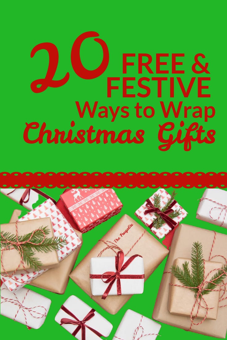 20 Free, Frugal, & Festive Ways to Wrap Christmas Gifts