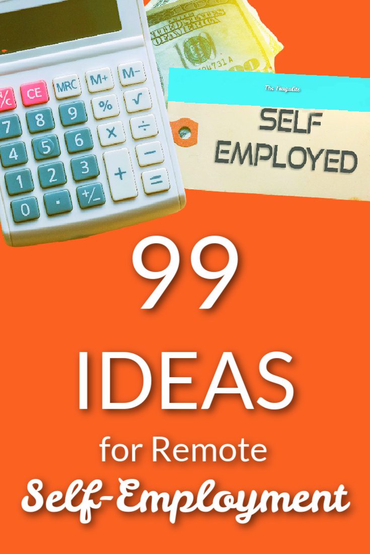 99 Ideas for Remote SelfEmployment The Frugalite