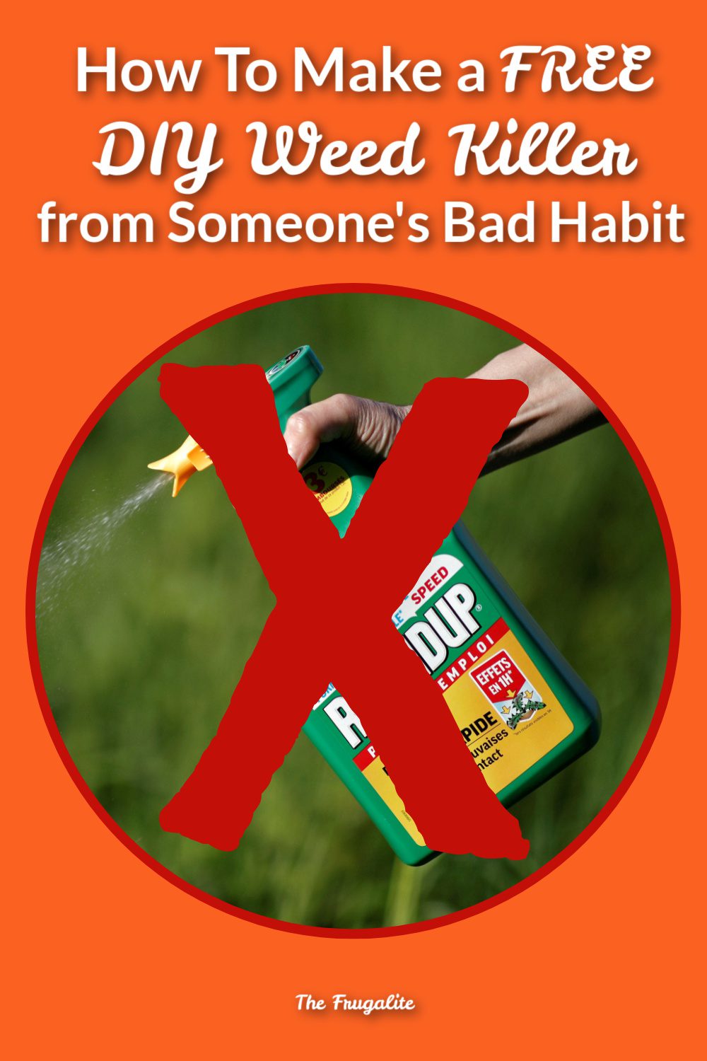 How To Make a FREE DIY Weed Killer from Someone\'s Bad Habit