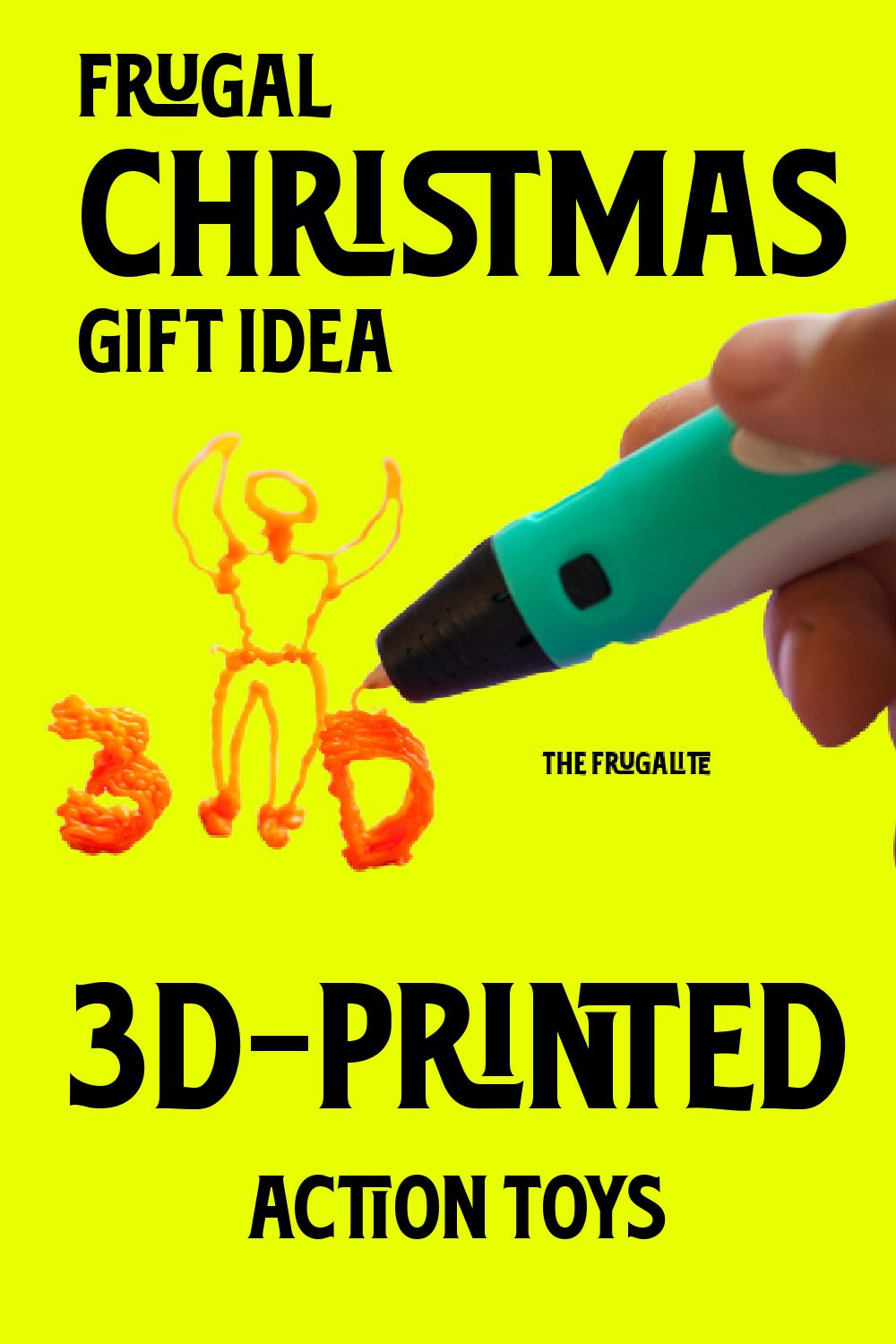 Frugal Christmas Gift Idea: 3D-Printed Action Toys